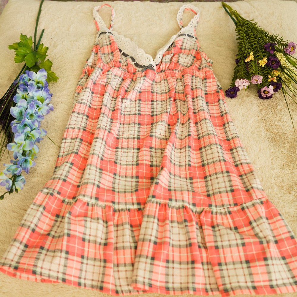 Plaid Cotton Slip from Victoria's Secret